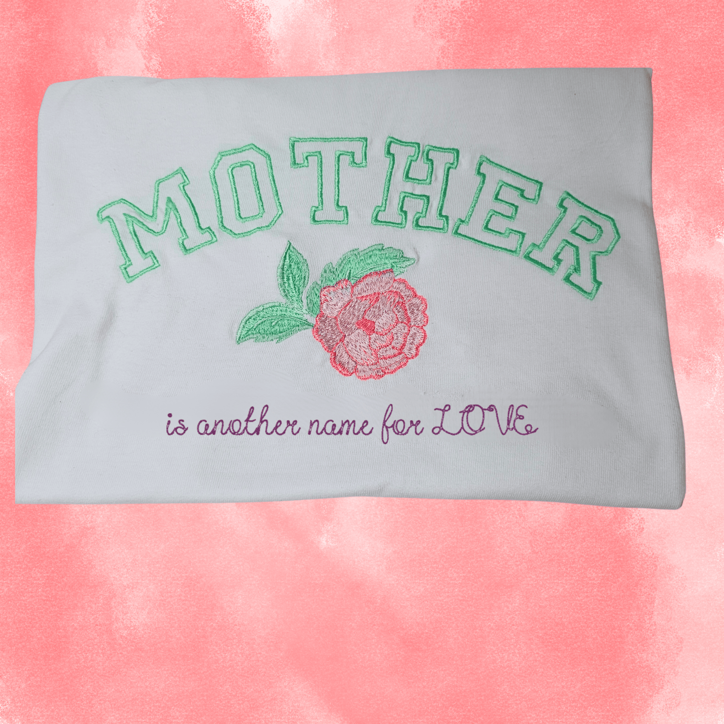 Mother is Another Name for....LOVE t-shirt! - Pine Needle Embroidery